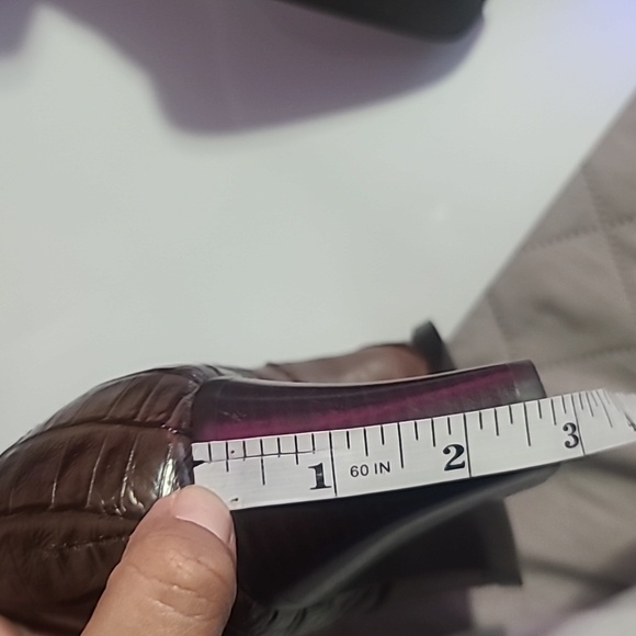 Coldwater Creek Brown Leather Heels - Picture 6 of 6